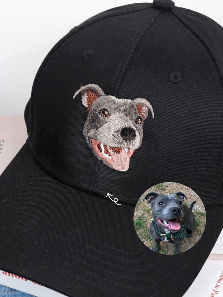 Jockey personalizado con la cara y nombre de tu mascota 🐾