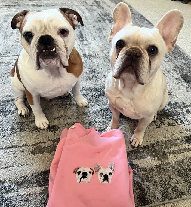 Poleron polo personalizado con la cara y nombre de tu mascota 🐾